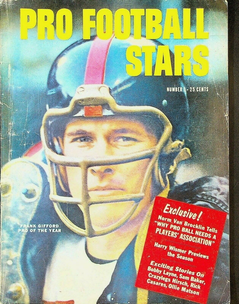 Pro Football Stars 1957 Frank Gifford Bobby Layne Crazylegs Hirsch Ollie Matson