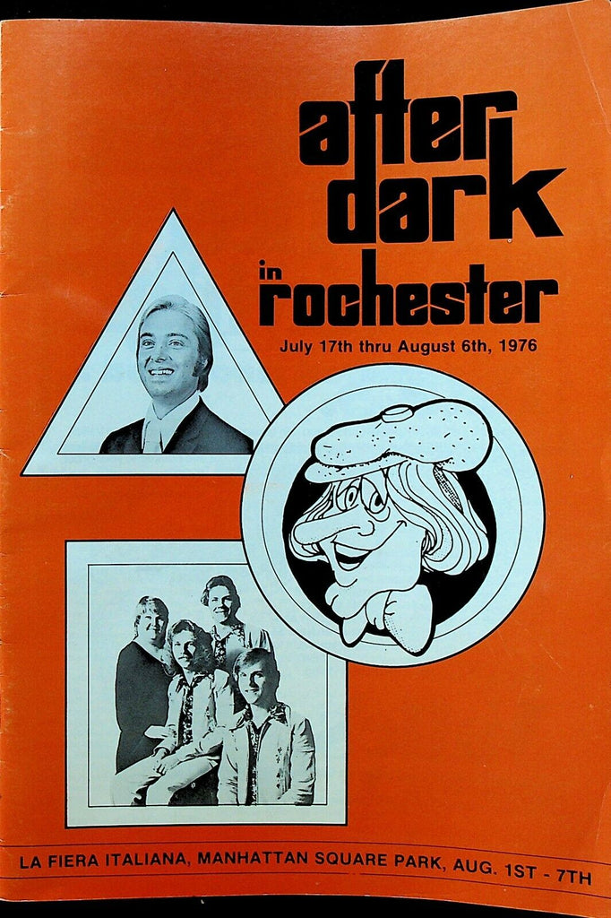 After Dark in Rochester NY July 17 1976 Tourist & Entertainment Magazine