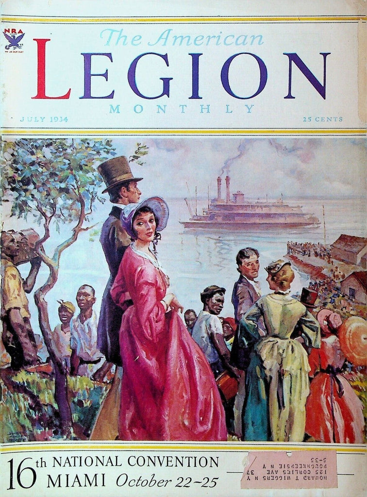 American Legion Magazine July 1934 Herbert Morton Stoops Baseball