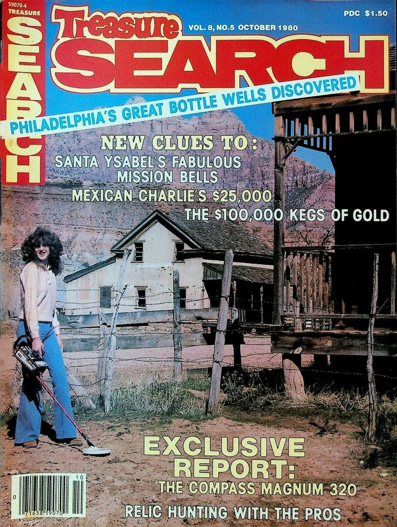 Treasure Search Magazine October 1980 Santa Ysabel's Missing Bells