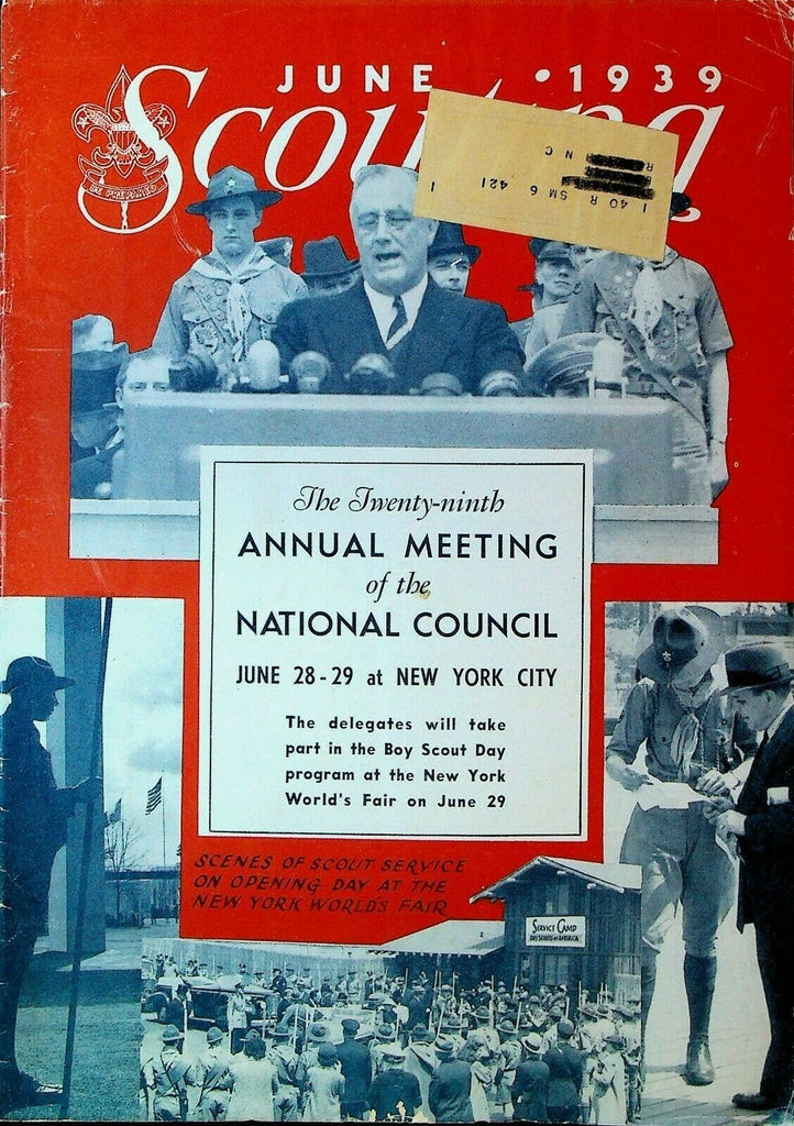 Scouting Magazine June 1939 BSA National Council Meeting Boy Scouts