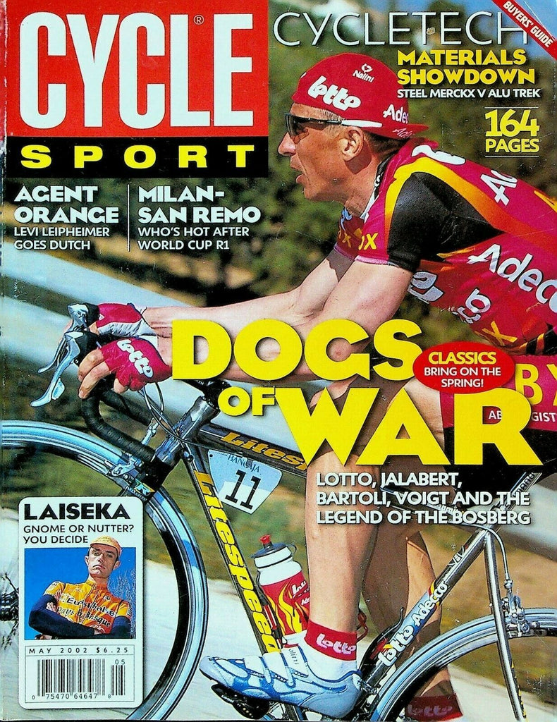 Cycle Sport Magazine May 2002 Levi Leipheimer Michele Bartoli Levi Leipheimer