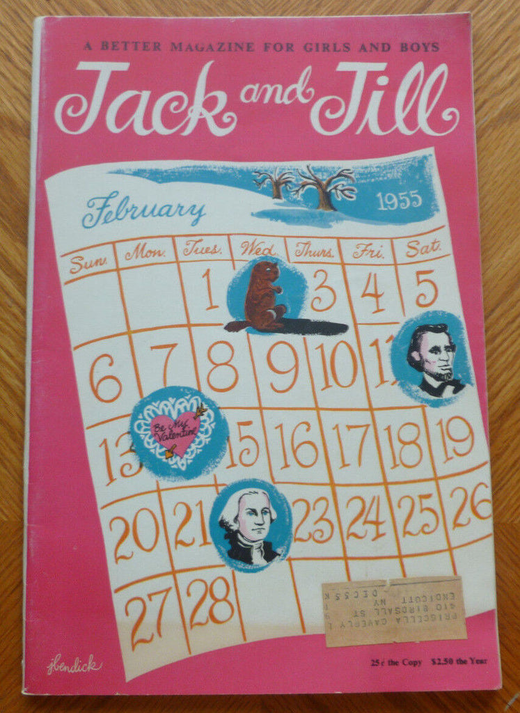 Jack and Jill Magazine Joanne Bendick February 1955 Complete