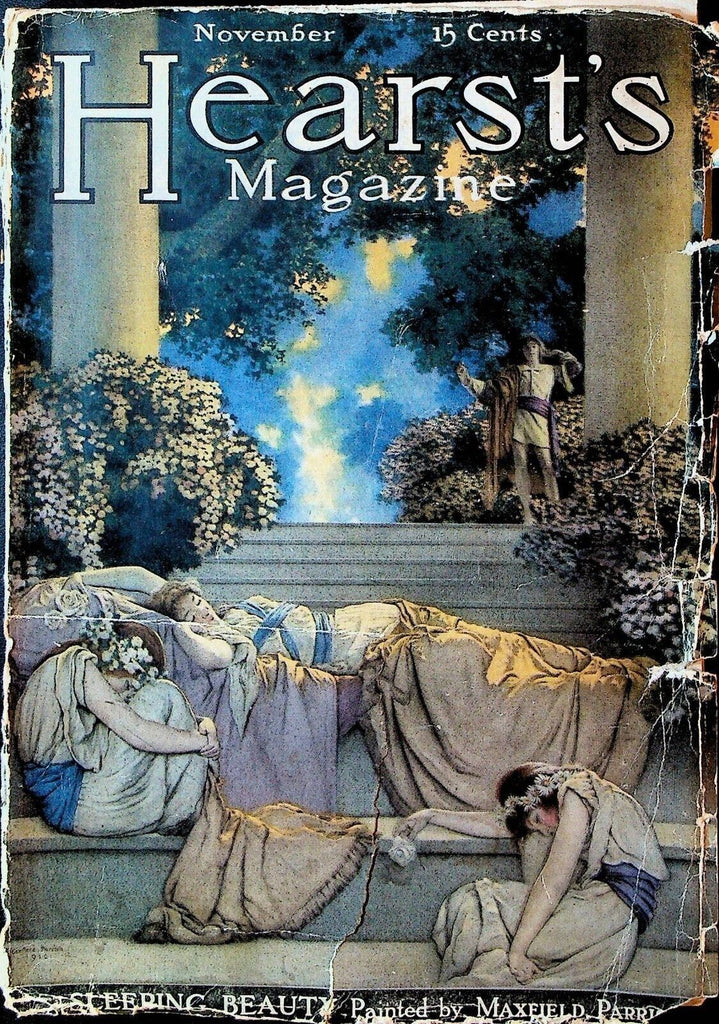 Hearst's Magazine November 1912 Maxfield Parrish Sleeping Beauty HG Wells