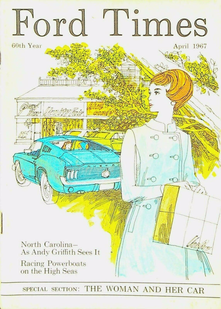 Ford Times April 1967 Andy Griffith Mountain View Arkansas Salt Spring Island