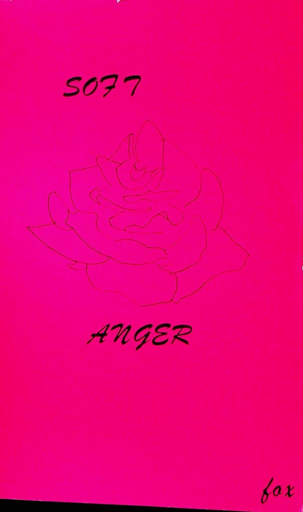 Soft Anger by Sally Fox SC Book 1985