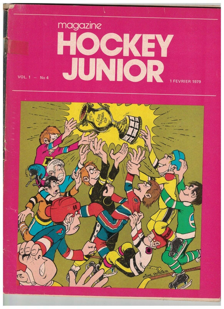 Hockey Junior Magazine #4 February 1979 Ray Bourque Dale McCourt Stan Smyl