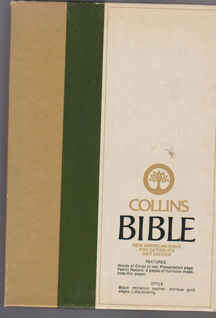 Collins New American Bible 1976 in Box Catholic Gift Edition