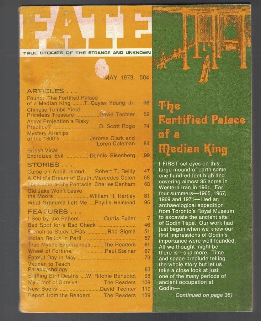 Fate Magazine May 1973 True Stories of the Strange & Unknown- Median King