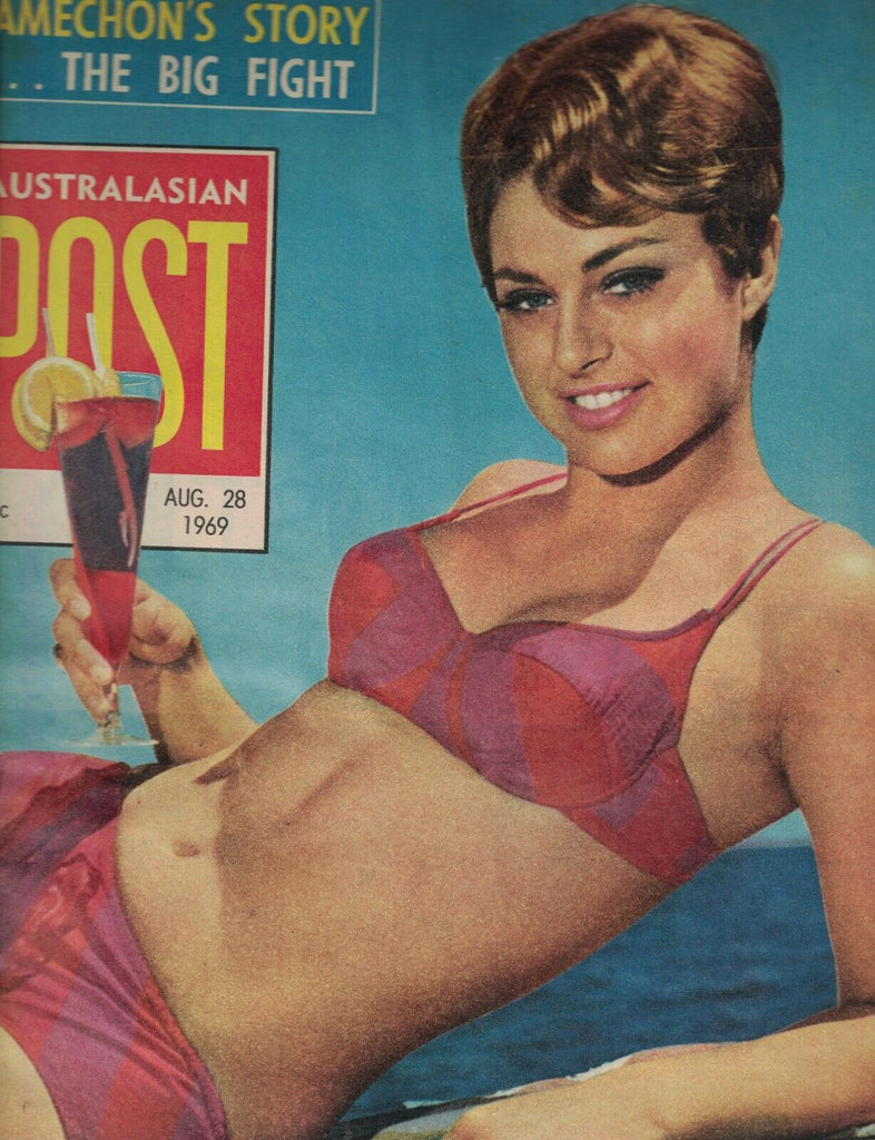 Australasian Post August 28 1969 Natalie Wood Johnny Famechon Bob Hope