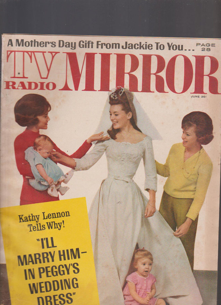 TV Radio Mirror June 1965 Jackie Kennedy Lennon Sisters Julie Newmar