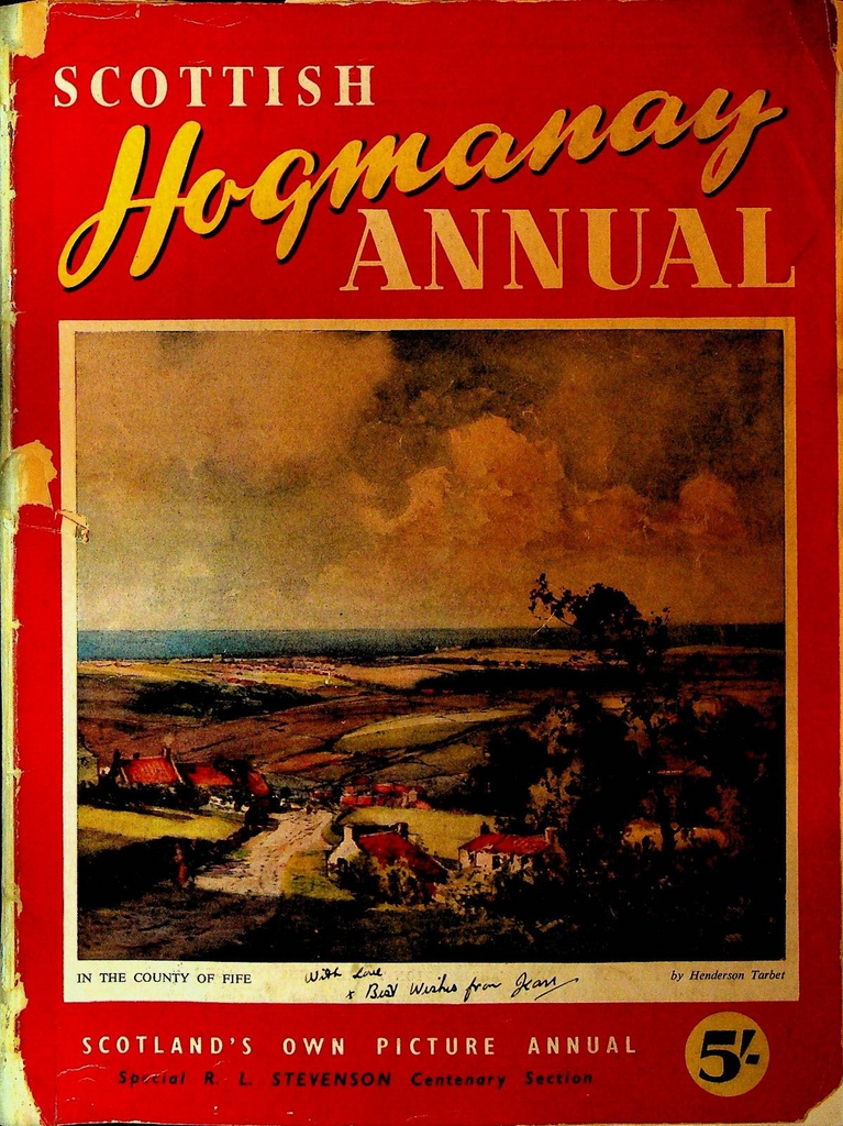 Scottish Hogmanay Annual 1950 Robert Louis Stevenson WS Thomson