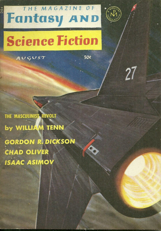 Magazine of Fantasy & Science Fiction August 1965 GORDON R DICKSON William Tenn