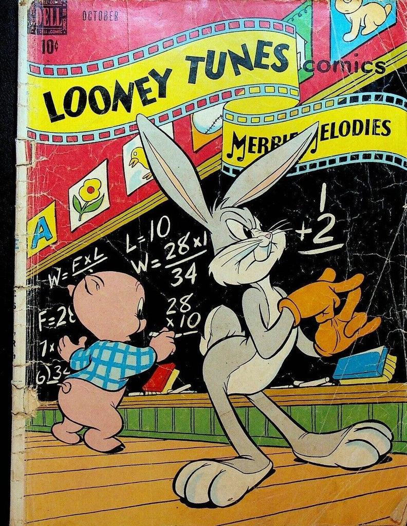 Looney Tunes 84 Dell Comics 1948 Classroom Bugs Bunny Elmer Fudd