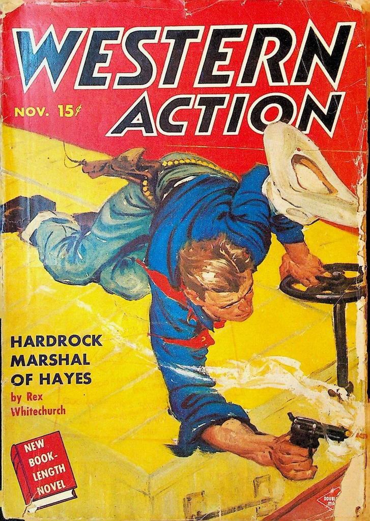 Western Action Pulp November 1949 Rex Whitechurch Ward Raymond Homer Borst