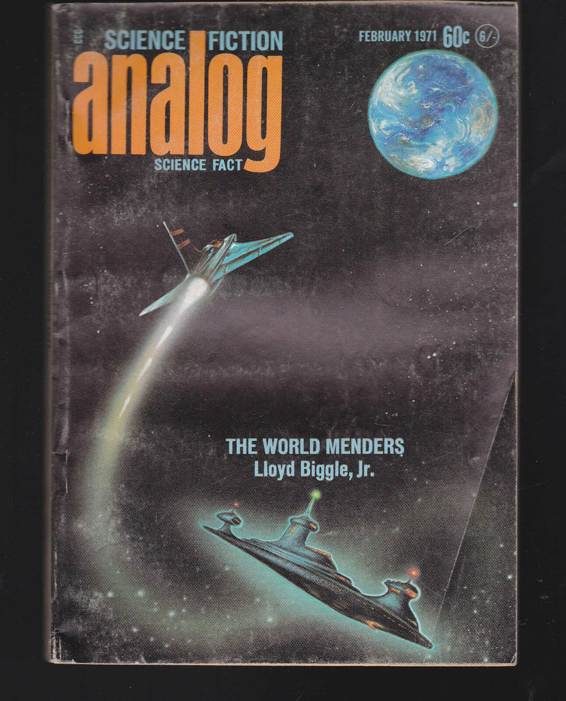 Analog Magazine February 1971 Lloyd Biggle Jr Jack Wodhams Howard L Myers