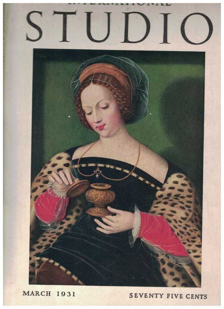 International Studio Magazine March 1931 Mahogany Commodes John Shaw