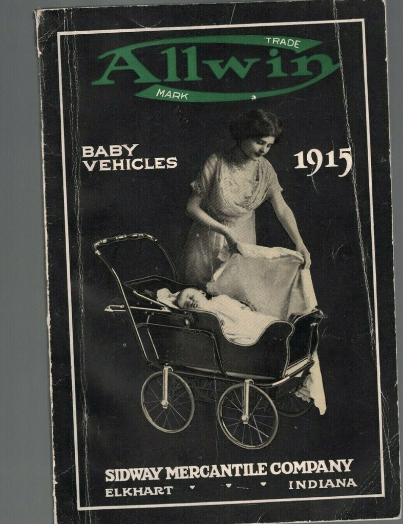 Allwin Baby Vehicles 1915 Catalog Sidway Mercantile Co Carriages Wood Sleepers
