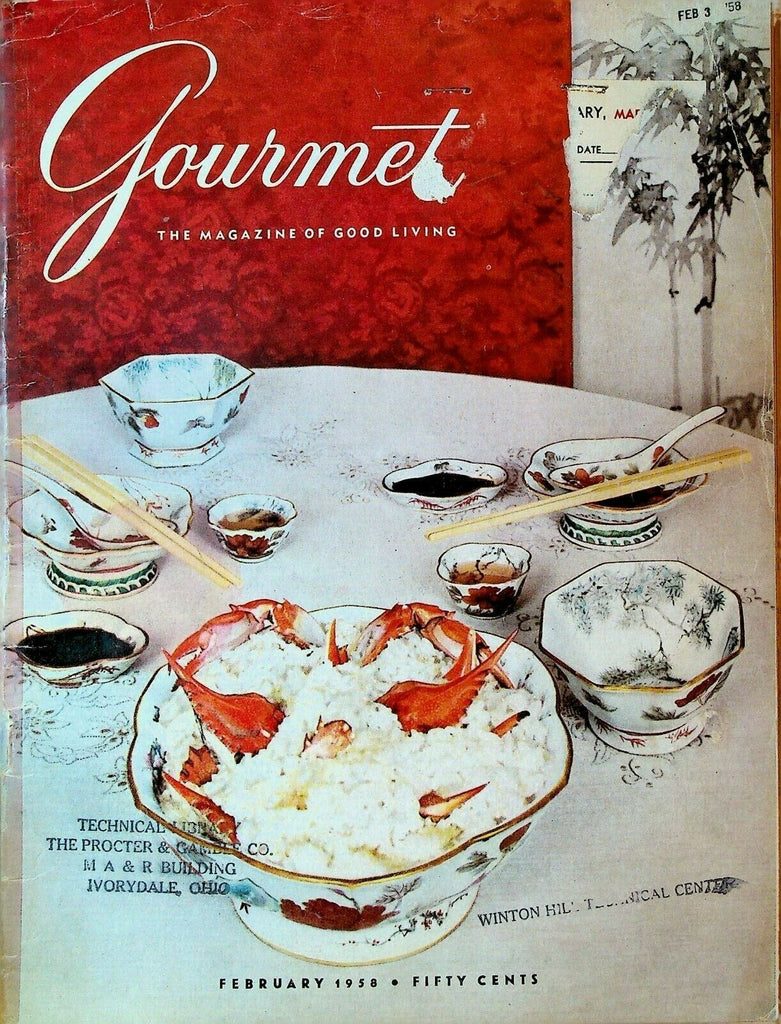 Gourmet Magazine February 1958 Chinese New Year Winter Soups