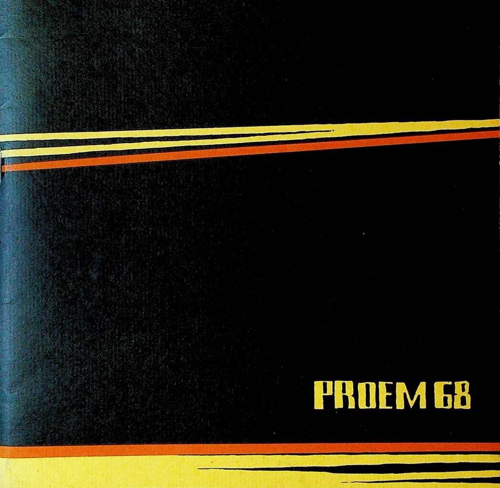Proem 1968 Literary Magazine Grosse Pointe High School Michigan