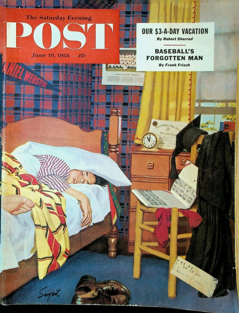 Saturday Evening Post June 19 1954 Frank Frisch Dick Sargent Dick Pearce