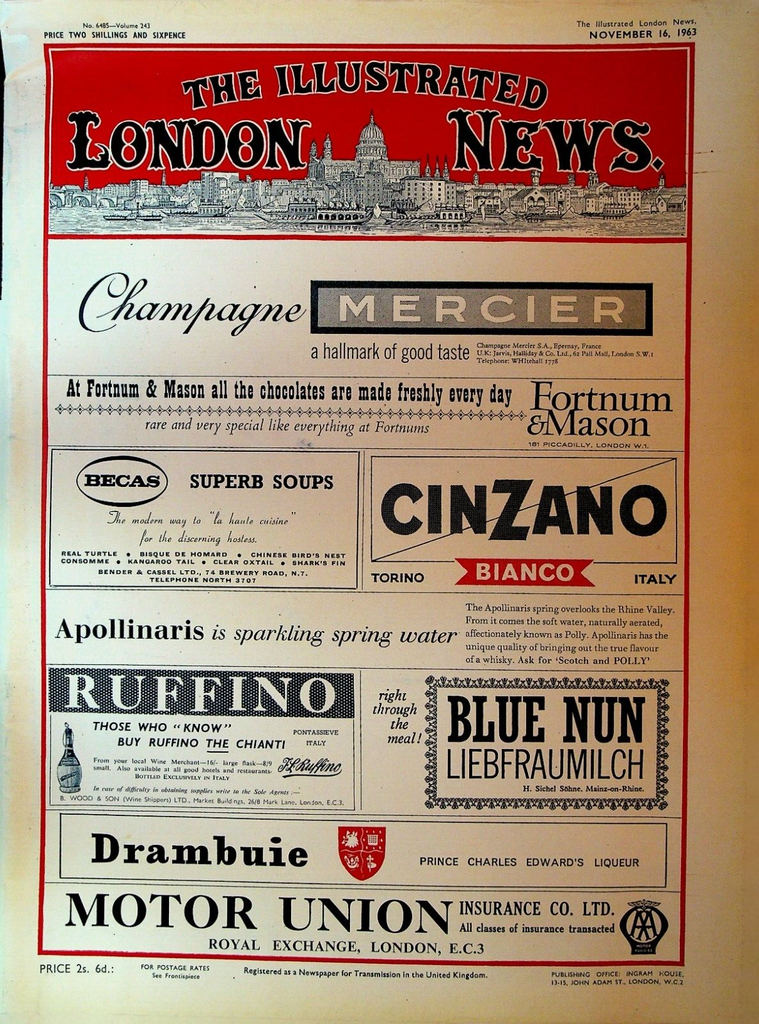 Illustrated London News November 16 1963 The Beatles Miss World Vietnam