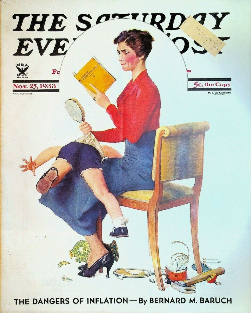 Saturday Evening Post November 25 1933 Norman Rockwell Giulio Gatti Casazza