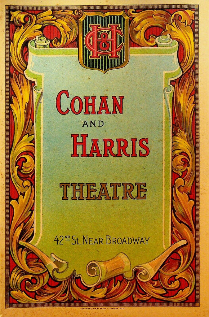 A Tailor Made Man Playbill October 1 1917 Grant Mitchell Cohan & Harris Theatre
