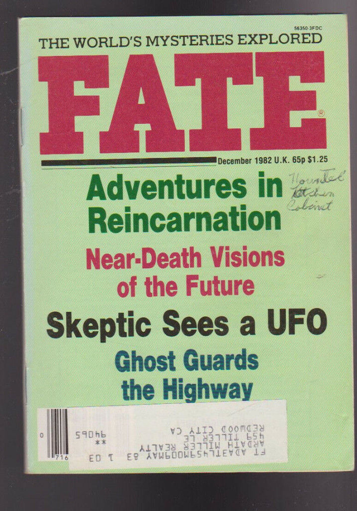 Fate Magazine Hans Bender Robin Hood  Reincarnation December 1982