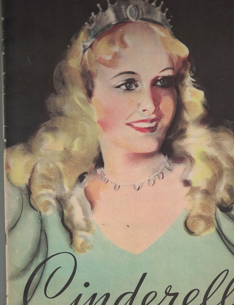 CINDERELLA -A Fairy Story (1935 Whitman) BEAUTIFUL Children's Book