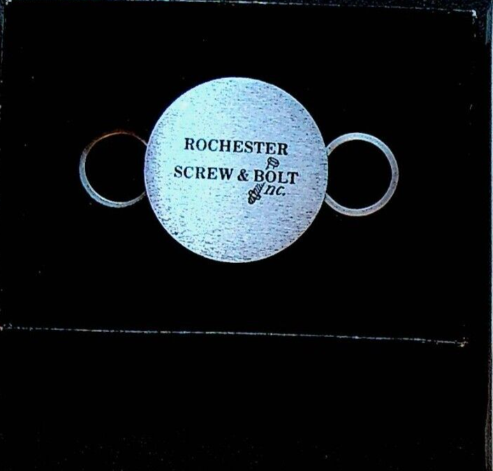 Zippo Key Holder 1970s Rochester NY Screw & Bolt Advertising in Box