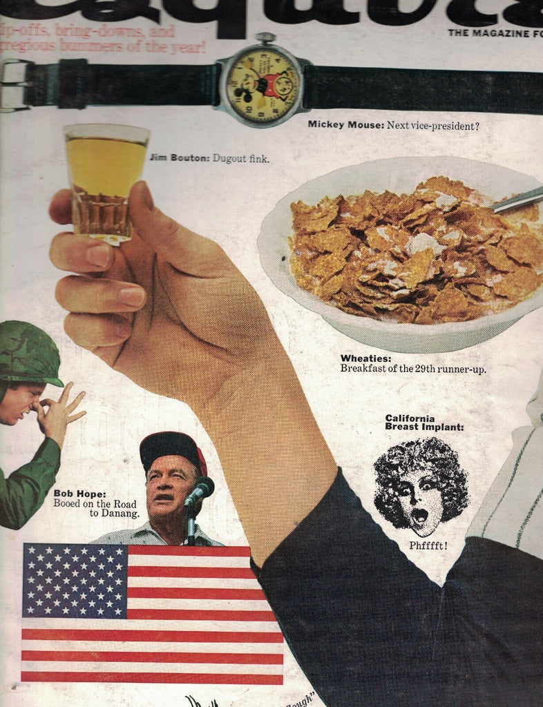 Esquire Magazine January 1971 Jim Bouton Bob Hope Lamar SC School Bus Riots
