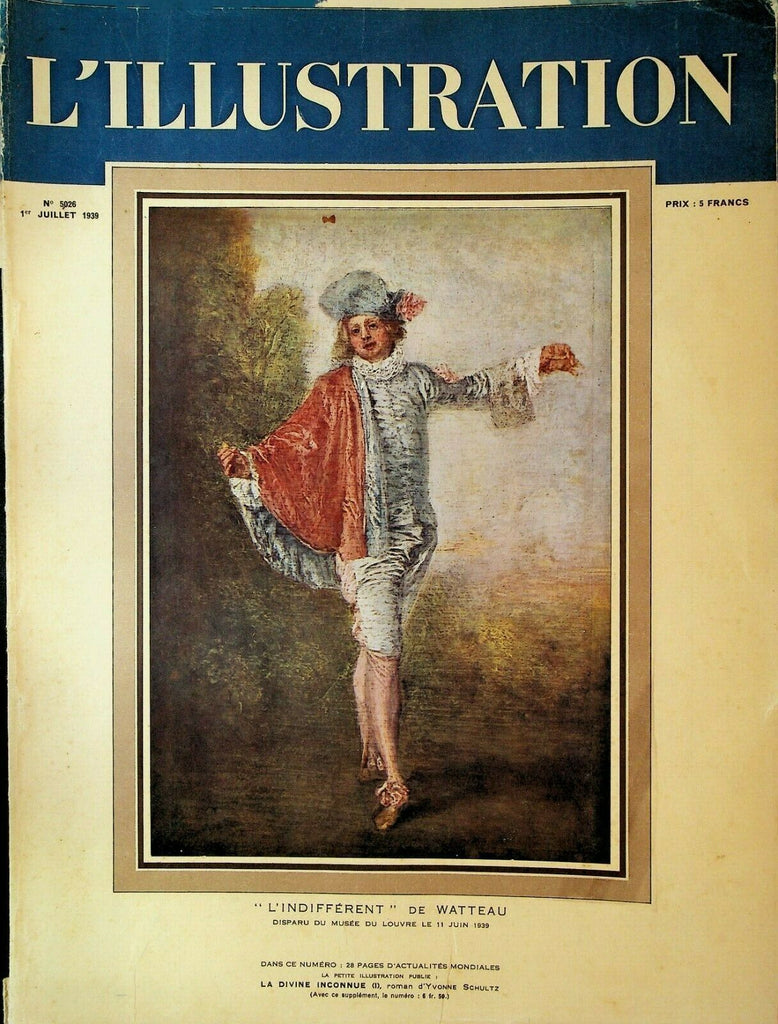 L'Illustration Magazine July 1 1939 Mohammed V Morocco Sultan Copan Ruins Mayan