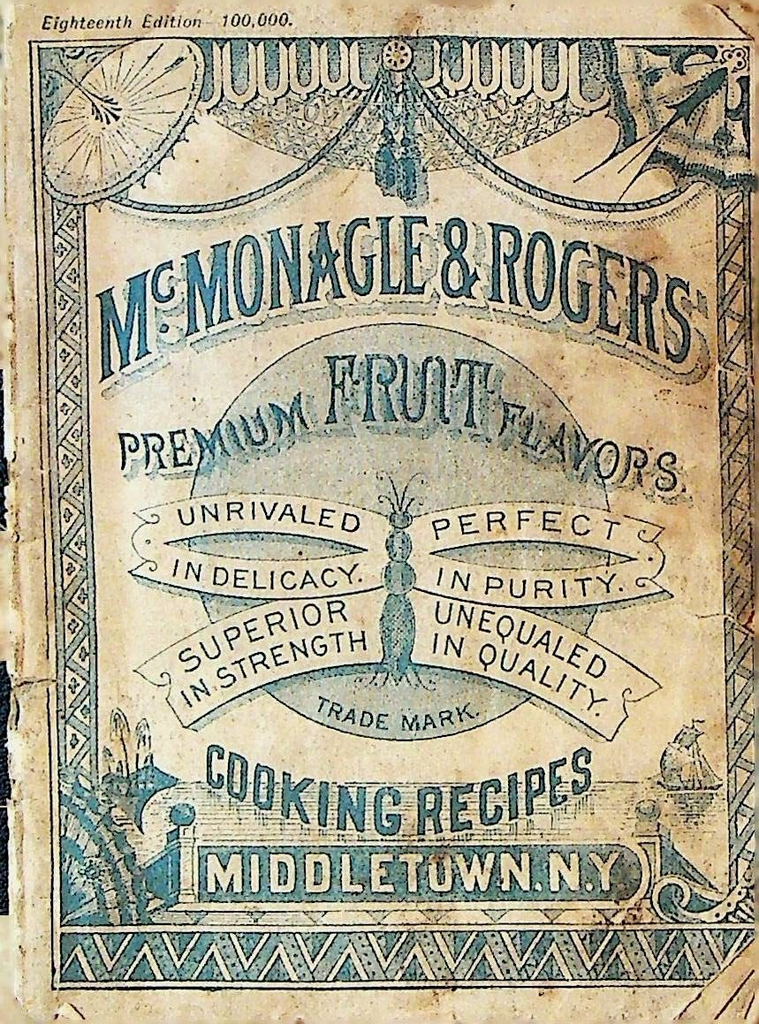 McMonagle & Rogers Premium Fruit Flavors Cooking Recipes Middletown NY 1888