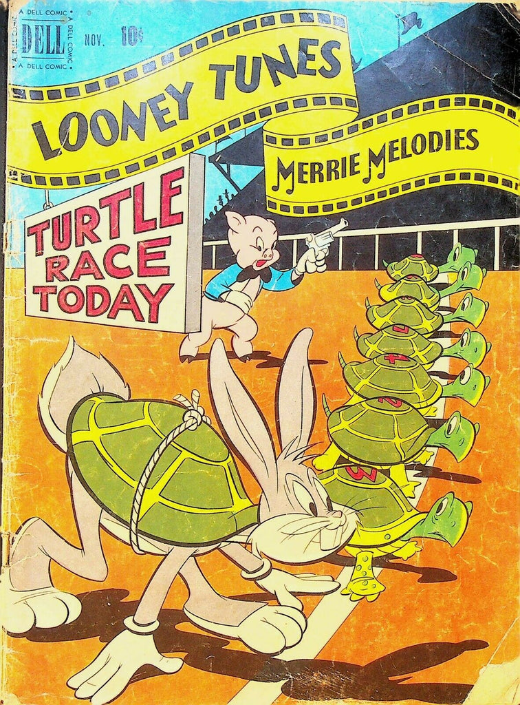 Looney Tunes 109 Dell Comics 1950 Bugs Bunny Turtle Race Porky Pig