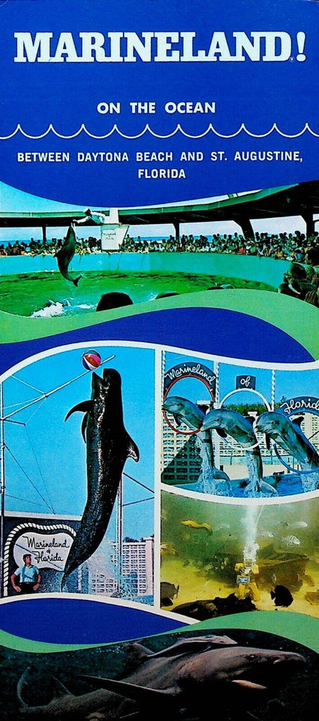 Marineland on the Ocean Florida 1970s Ad Card