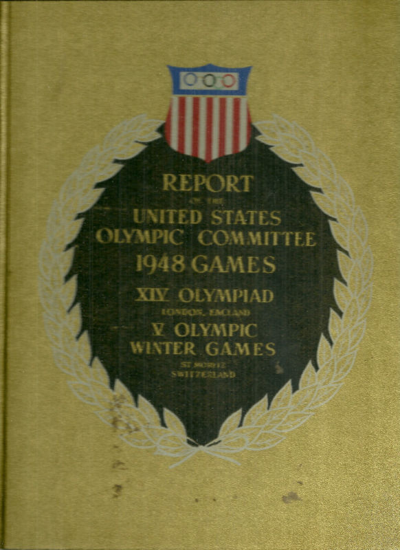 Olympics 1948 Report of the US Olympic Committee HC (388 pp)