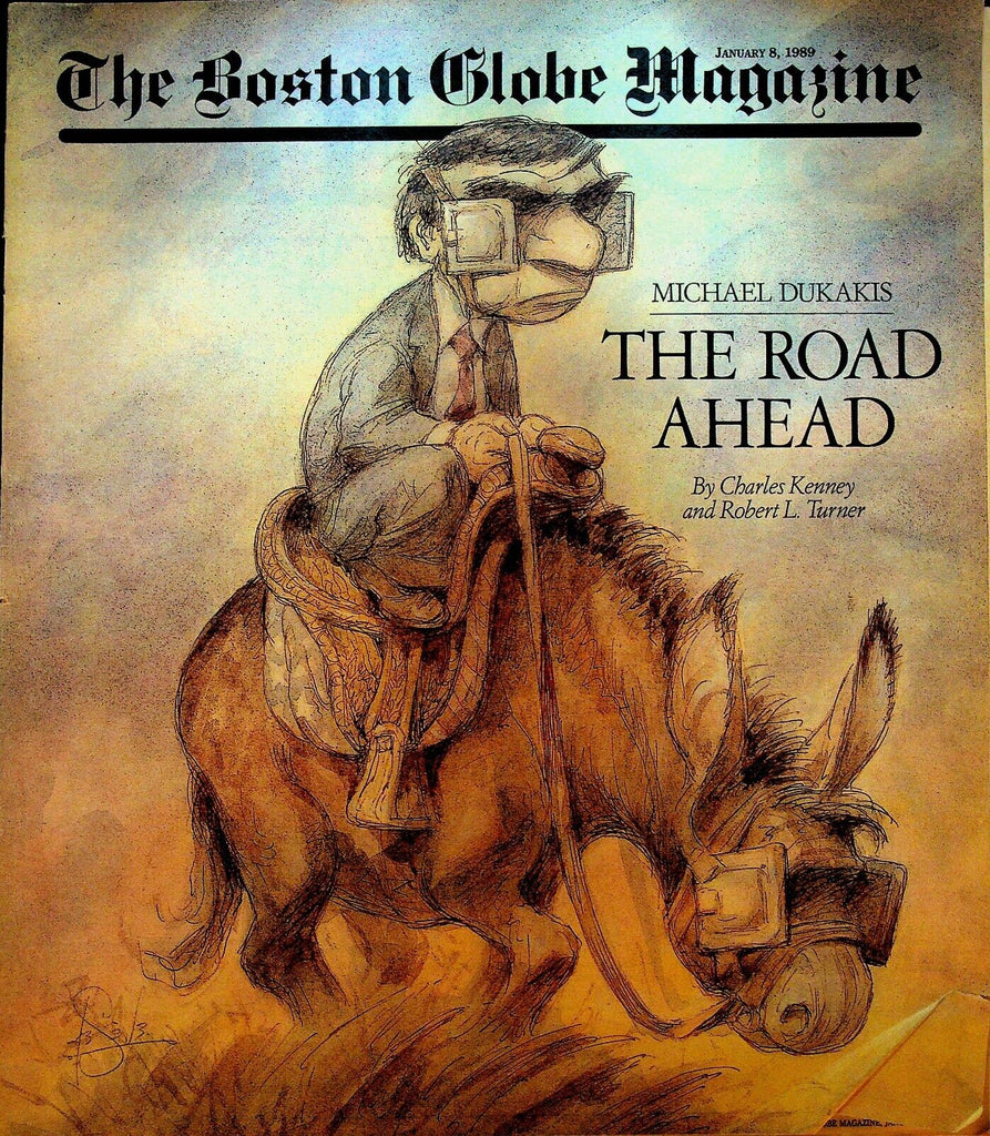 Boston Globe Magazine January 8 1989 Michael Dukakis Colorado River