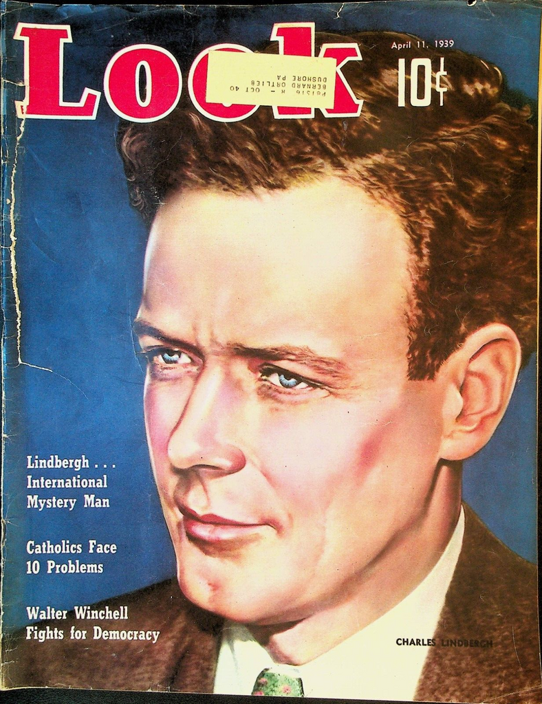 Look Magazine April 11 1939 Charles Lindbergh Hound of the Baskervilles