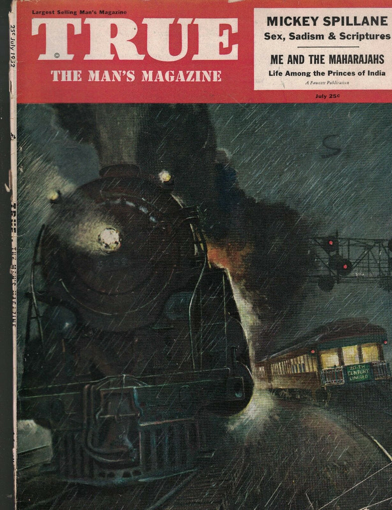True Magazine Mickey Spillane Princes of India Maharajahs July 1952