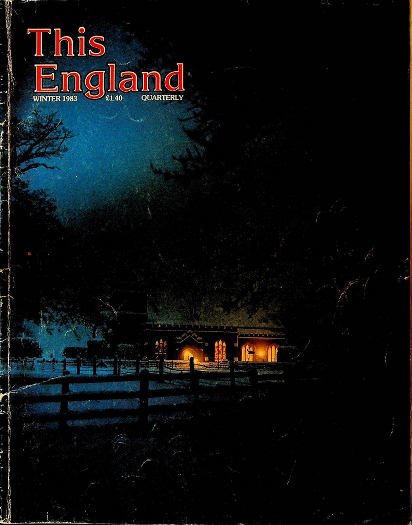 This England Magazine Winter 1983 Captain Matthew Webb Sir Philip Neame