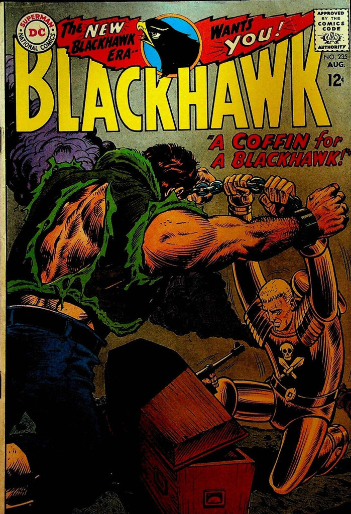 Blackhawk 235 DC Comics 1967 A Coffin for Blackhawk