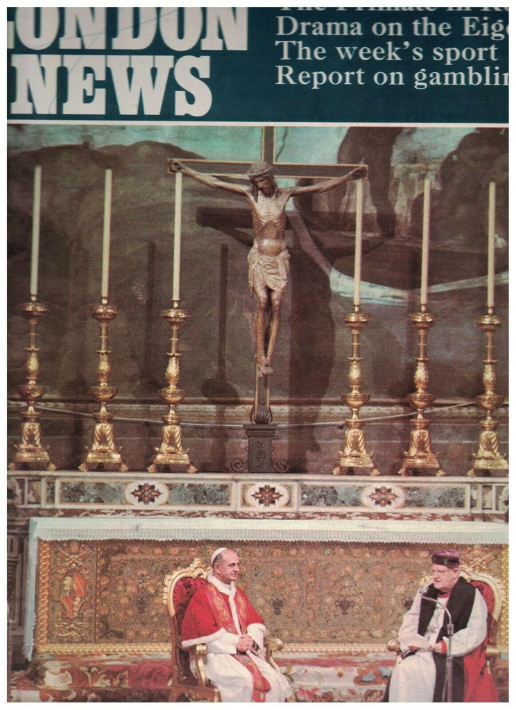 Illustrated London News April 2 1965 Pope Paul VI Dr Ramsey Gambling