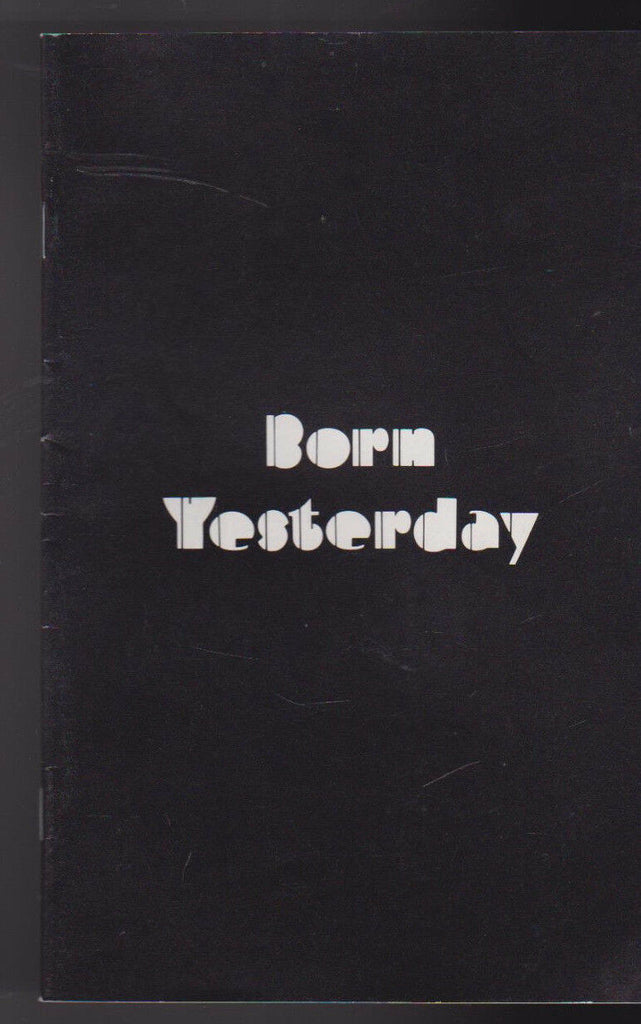 Born Yesterday 1984 Geva Theatre Program Alan Brooks Max Howard