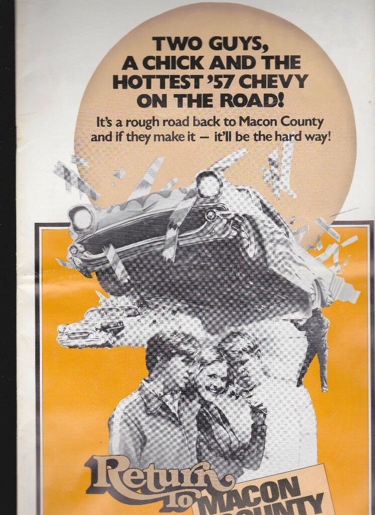Return to Macon County Movie Advertising Booklet Nick Nolte Don Johnson