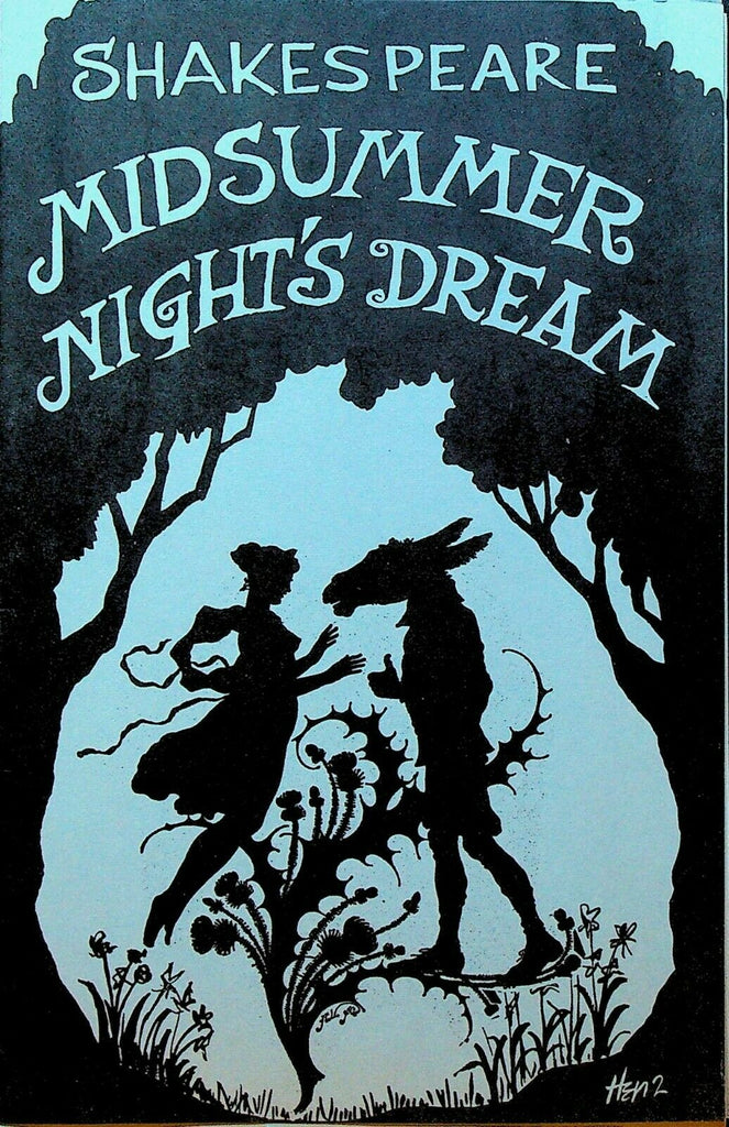 William Shakespeare Midsummer Night's Dream Program 1972 NYS BOCES