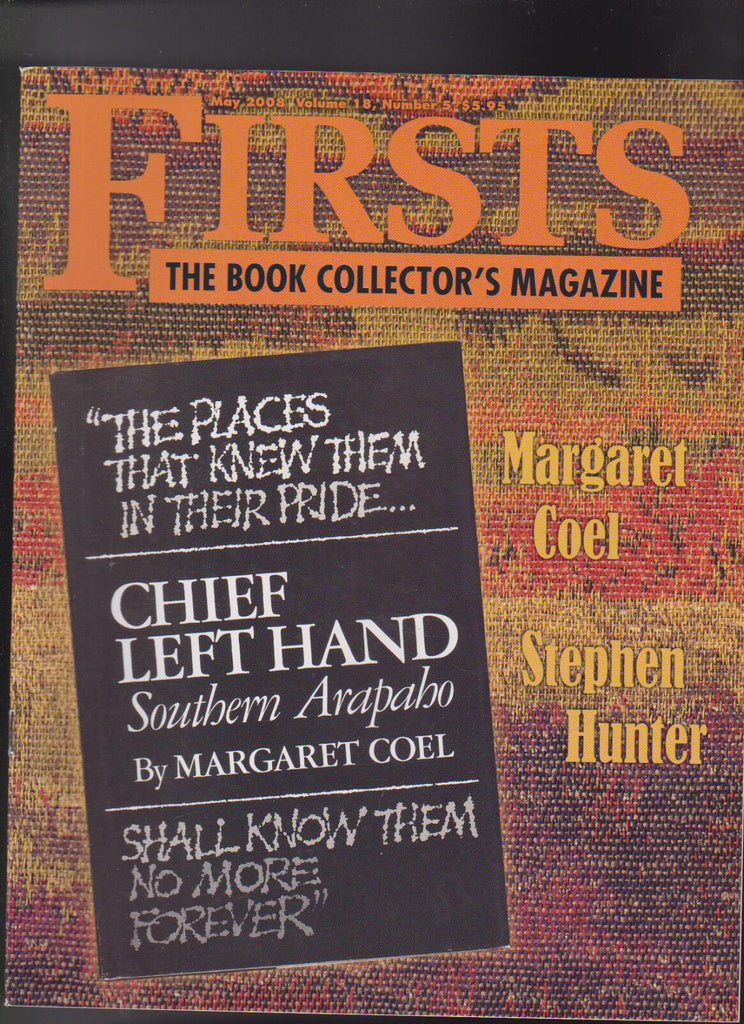 Firsts Book Collectors Magazine May 2008 Stephen Hunter Margaret Coel
