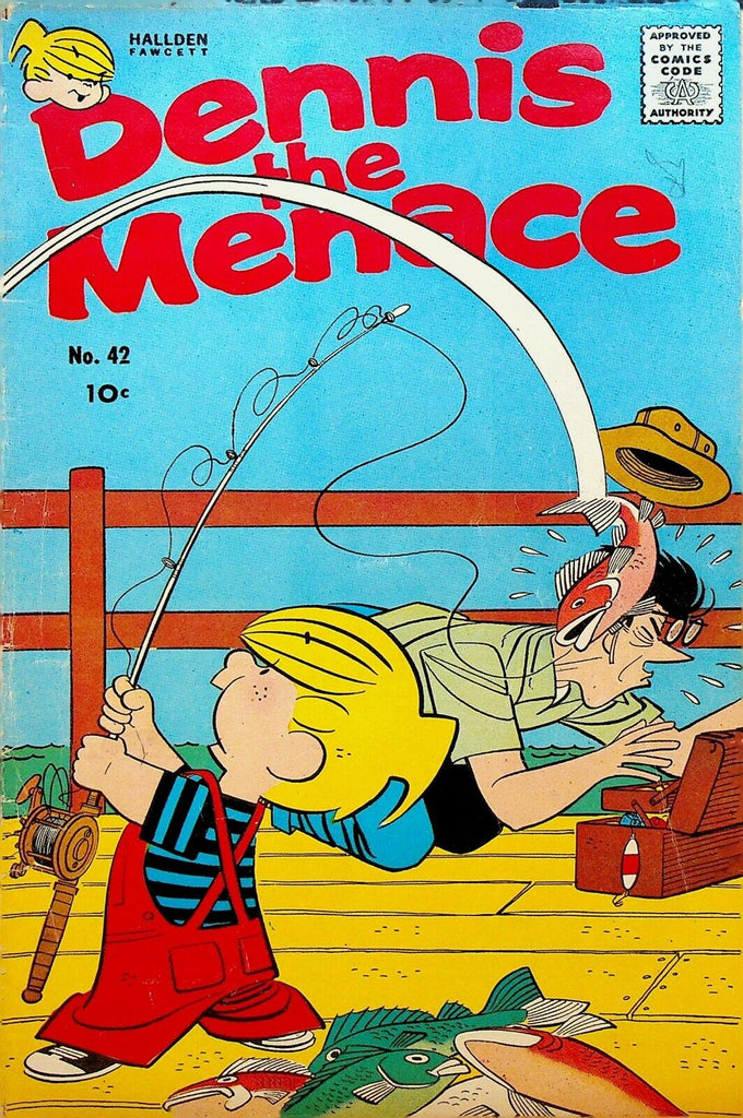 Dennis the Menace 42 1959 Hallden Comics Fishing