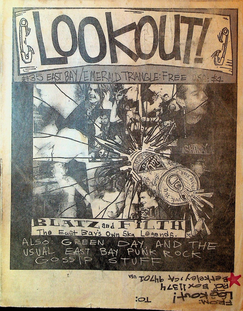 Lookout Magazine #35 Summer 1991 Green Day California