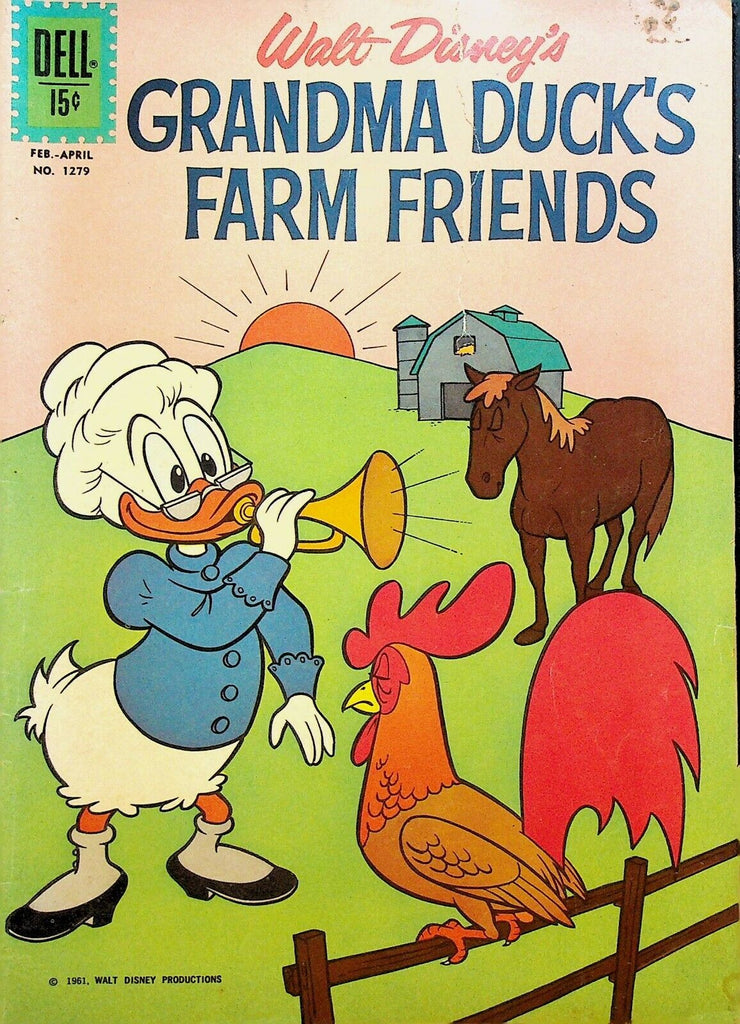 Grandma Duck's Farm Friends Dell Four Color 1279 1962 Walt Disney